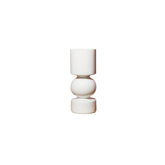 White White Vase by Pino Spagnolo for Sicart, Italy, 1970s For Sale - Image 8 of 8