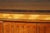 Wood Adams Style Satinwood Demilune Console Table Maitland Smith Quality For Sale - Image 7 of 11