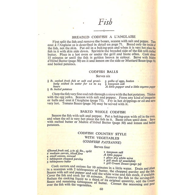 Paper "Cooking a La Ritz" 1946 Diat, Louis For Sale - Image 7 of 8