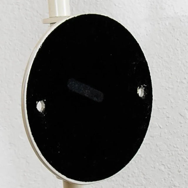 White 1960s Mid Century Modern Wall Sconce Lamp Le Klint White Metal Pleated Shade Denmark For Sale - Image 8 of 12