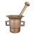 Vintage 19th Century Pharmacy Apothecary Brass Mortar and Pestle Set For Sale