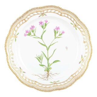 Large Flora Danica Platter with Open Pierced Border from Royal Copenhagen, 1960s For Sale