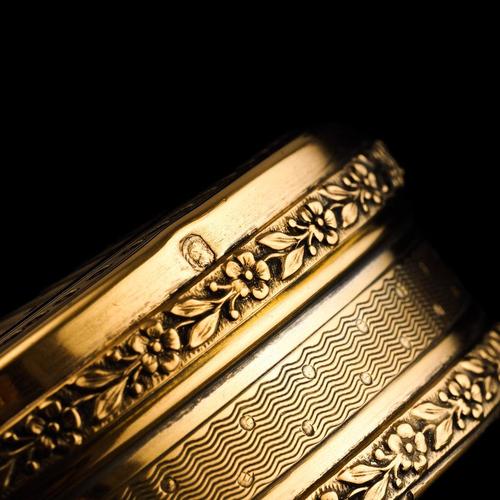 Antique French Silver Gilt Vermeil Circular Box, 1900s For Sale - Image 6 of 18