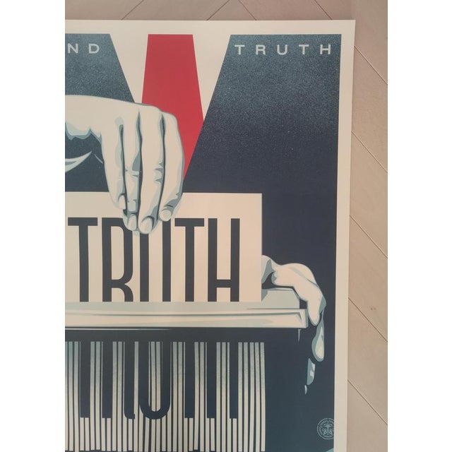 Shepard Fairey (Obey), Defend Truth, 2024, Offset Print For Sale - Image 8 of 9