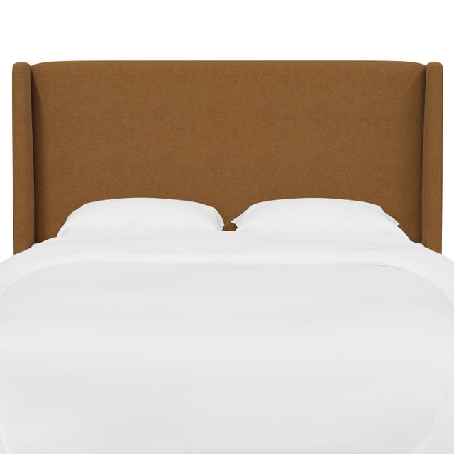 Traditional Jordan Twin Wingback Headboard in Zuma Amber For Sale - Image 3 of 5