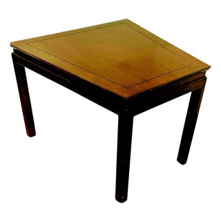 Vintage Angled Mahogany Coffee Table by Marcus Yahr & Son For Sale