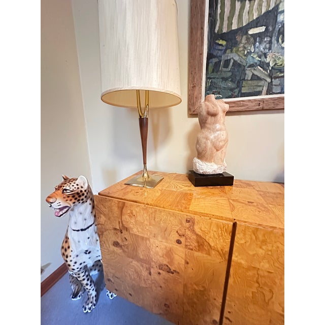 1970s Vintage Large Modernist Female Form Pink Marble Sculpture For Sale - Image 5 of 8