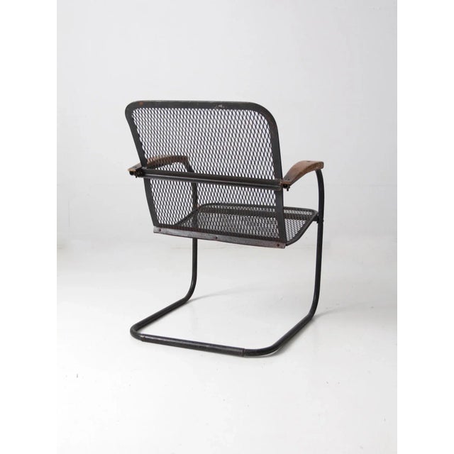 Wood Mid 20th Century Mid-Century Patio Chair For Sale - Image 7 of 11