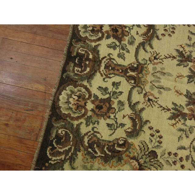 Textile Zabihi Collection Vintage Besserabian Kilim For Sale - Image 7 of 18