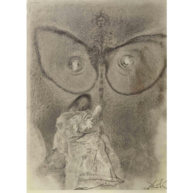 Salvador Dali, Antequam Exires De Vulva \., Lithograph, 1964 For Sale - Image 4 of 4