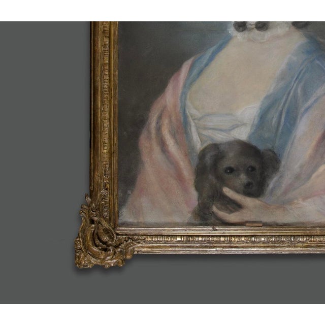 After Jean-Baptiste Perronneau, Portrait Composition, Late 18th Century, Pastel on Paper, Framed For Sale - Image 6 of 13
