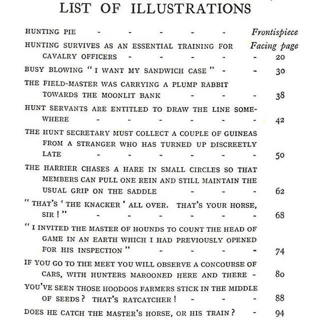"Hunting Pie or the Whole Art (And Craft) of Fox-Hunting" 1931 Watson, Frederick For Sale - Image 4 of 16