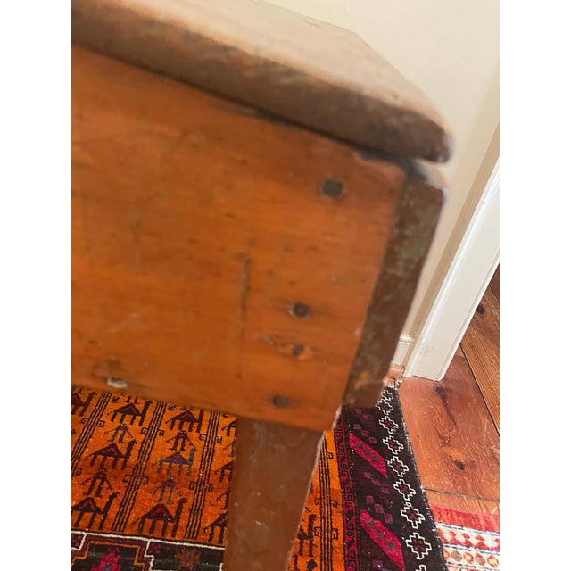 Rustic Pine Slant Top Writing Desk For Sale In Richmond - Image 6 of 8