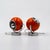 Orange Eyeball Wall Lamps by Delmas, France, 1970s, Set of 2 For Sale - Image 10 of 15