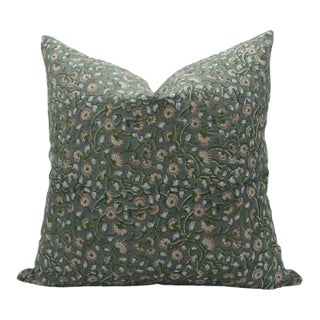 Fabdivine Throw Pillow Cushion Cover 16x16 Inch Handcrafted Block Print Design- Himachal For Sale