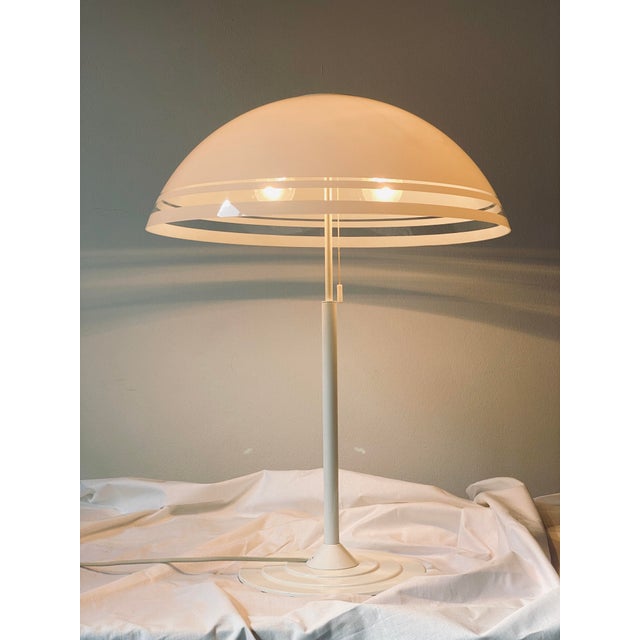 Postmodern Table Lamp in Metal and Plastic For Sale - Image 4 of 14