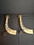 Copper Vintage Mid-Century Eilon Mosaics Hand-Hammered Copper & Holy Land Stone Shofar Candlesticks For Sale - Image 8 of 15