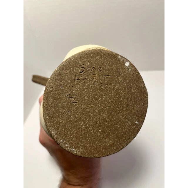 Vintage Studio Art Pottery Woman Body Shape Pitcher by California Artist Sage Knight For Sale In Los Angeles - Image 6 of 8