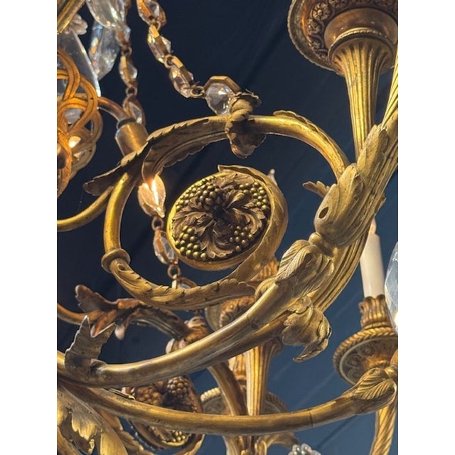 Exceptional 19th French Louis XVI Chandelier For Sale In Dallas - Image 6 of 6