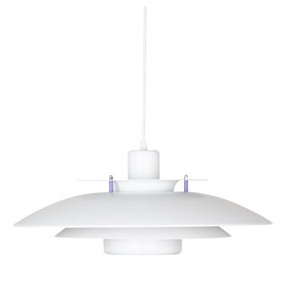 Vintage Danish Pendant Lamp by Kurt Wiborg for Jeka, 1980s For Sale