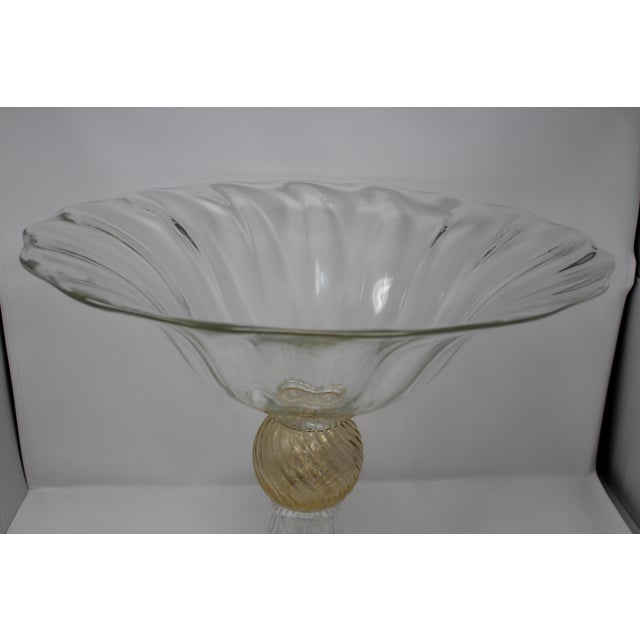 Art Glass Centerpiece Bowl Chairish