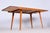 20th Century Folding Table in Beech, Mahogany & Veneer, Czech, 1960s For Sale - Image 3 of 16