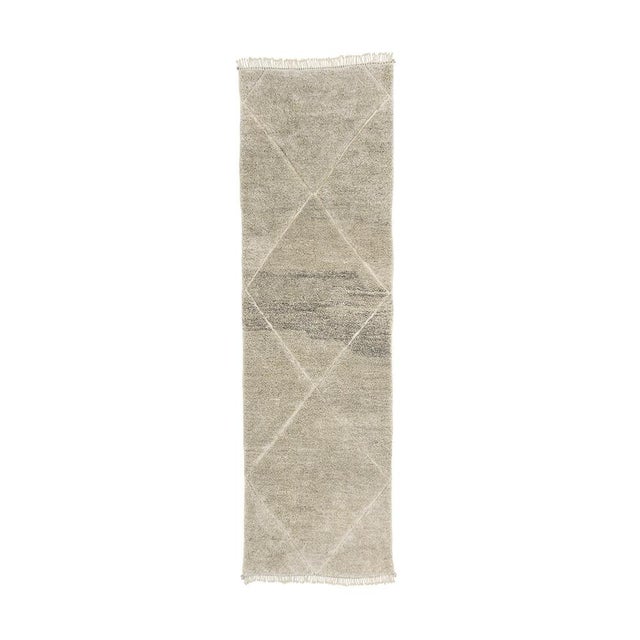 Hand-Knotted Wool Runner Rug by Azele Studio For Sale - Image 9 of 9