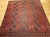 Vintage Turkmen Ersari in Allover Geometric Pattern in Red, Blue, Navy, Brown For Sale - Image 14 of 14