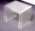 French Nesting Tables in Acrylic Glass, 1970s, Set of 3 For Sale - Image 8 of 8