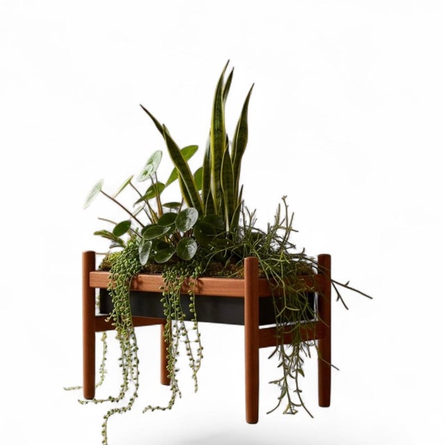 Lovely teak planter attributed Spøttrup danish cabinet maker from the 1960s The teak frame is stylish and has a warm glow,...