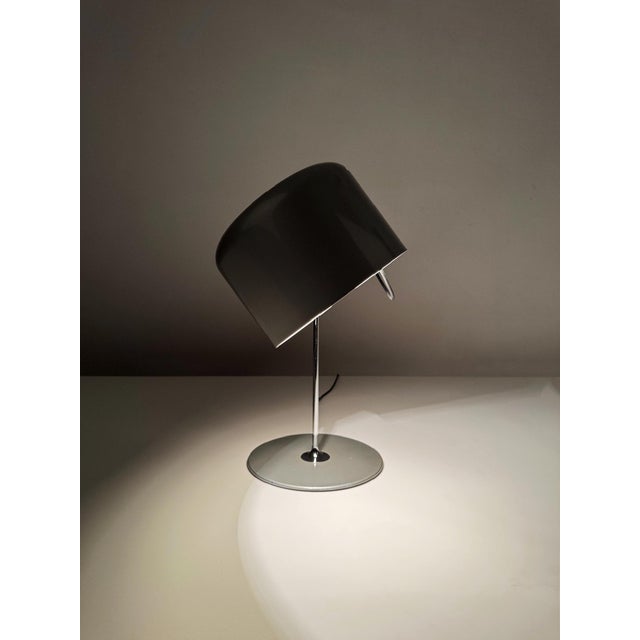 Vintage Italian Coupé Table Lamp by Joe Colombo for Oluce, 1970s For Sale - Image 10 of 14