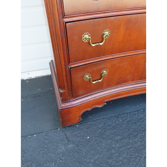 Lexington Mahogany Serpentine Long Dresser 6566 For Sale - Image 10 of 18