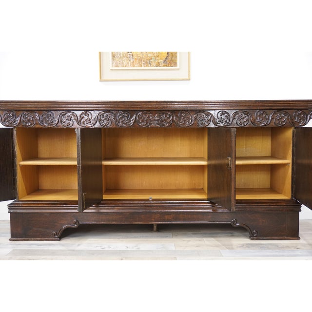Antique Oak Buffet, 1890s For Sale - Image 11 of 16