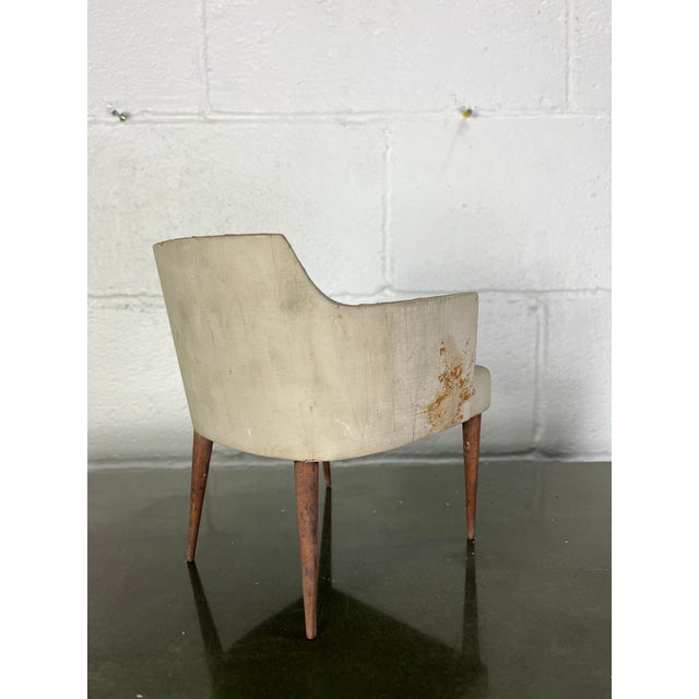 Wood Vintage Mid-Century Modern Chair Sculpture or Architectural Maquette For Sale - Image 7 of 8