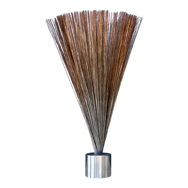 Vintage Abstract Wire Spray Kinetic Sculpture For Sale