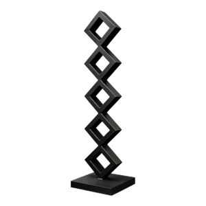 67" Tall Large Contemporary Architectural Metal Floor Sculpture