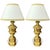 Gold Table Lamps in Lime Wood, Set of 2 For Sale - Image 8 of 8
