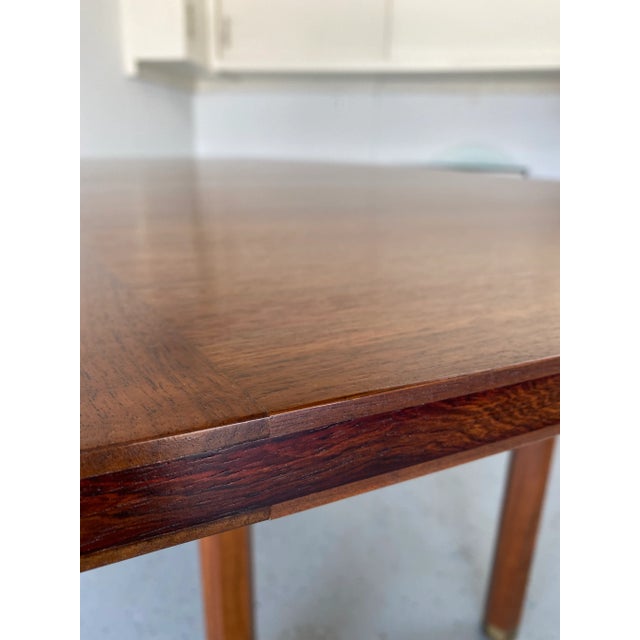 Wood Rare Edward Wormley for Dunbar Dining Table From the Oldsmobile Headquarters - Gorgeous Sculptural Dining Table For Sale - Image 7 of 13