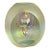 Robert Eicholt Signed 2002 Art Glass Paperweight Suspended Swirls and Bubbles For Sale