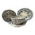 19th Century Antique Spode'Grey Delphi Blue and White Platters and Bowl Set- 4 Pieces For Sale