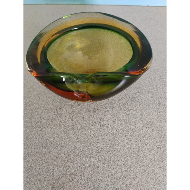 Glass 1960s Murano Seguso Vetri d'Arte Style Ashtray/Catchall For Sale - Image 7 of 7
