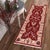 Enhance the ambiance of your home with this magnificent Persian-influenced Turkish hand-knotted rug made by skilled...