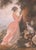 19th Century French Louis XV Engraving “Le Chiffre D’Amour" in Giltwood Frame For Sale - Image 4 of 13