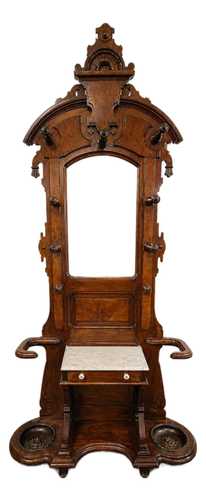 Eastlake Victorian Hall Tree Circa 1870