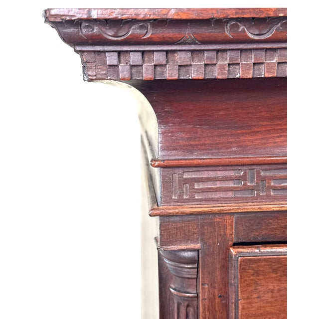 Brown Antique Chippendale Mahogany Tallboy, 1765 For Sale - Image 8 of 14