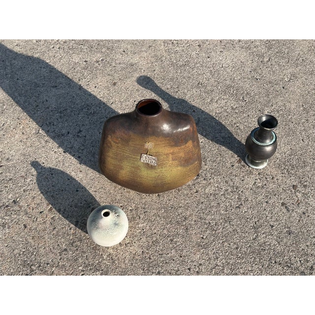 Mid-Century Ceramic Vase by Gerda Heuckeroth for Carstens Atelier, Tönnieshof Fredelsloh, Germany, 1960s For Sale - Image 17 of 18