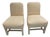 1980s Pair of Fully Upholstered Raffia Chairs For Sale