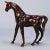 1970s Large Vintage Leather Covered Horse Sculpture For Sale - Image 5 of 9