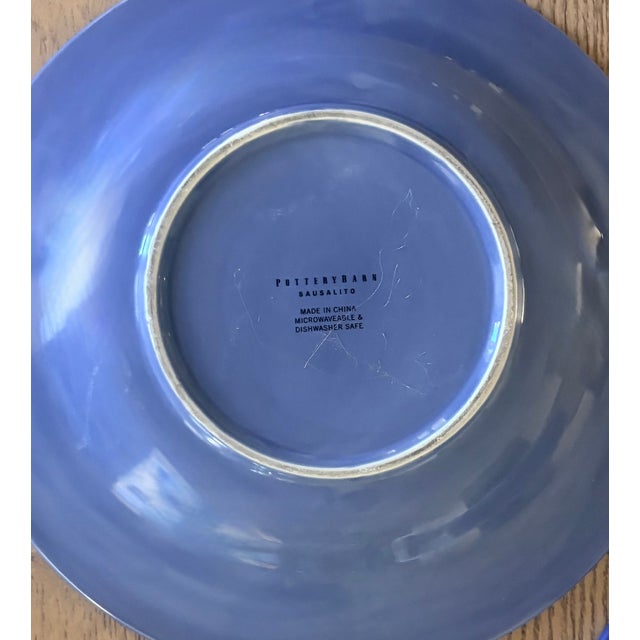Late 20th Century Saturated Solids and Swirls Colored Wall Plate Curation- Set of 7 For Sale - Image 12 of 17