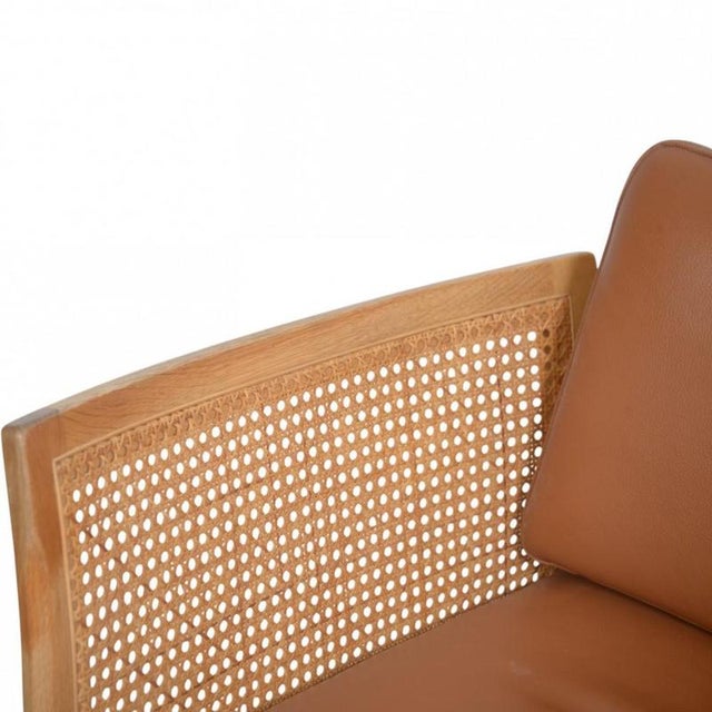 1970s Plexus Chair in Cognac Leather by Illum Wikkelsø, 1970s For Sale - Image 5 of 14